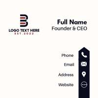 Book Stack Letter B Business Card | BrandCrowd Business Card Maker