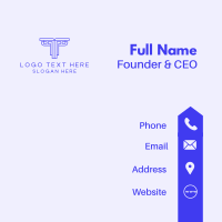 Corporate Regal Pillar  Business Card Design