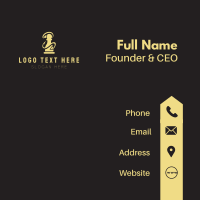 Pawn Chess Piece Business Card Design