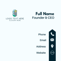 Poseidon Mascot  Business Card Design