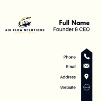 Travel Cruise Airplane Business Card Design