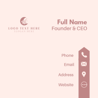 Moon Flower Boutique Business Card Design