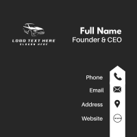 SUV Vehicle Transportation Business Card Design