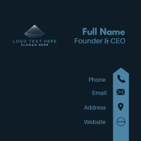 Architecture Pyramid Business Card Design