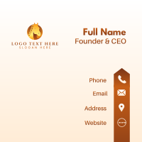 Luxury Equestrian Horse Business Card Design