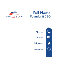 Patriot American Politician Business Card Design