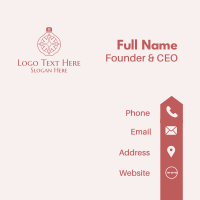 Star Bottle Perfume Business Card Design