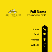 Taxi Service Locator Business Card Design