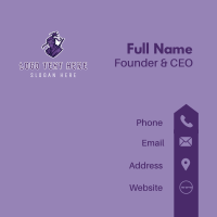 Purple Ninja Esports Business Card Design