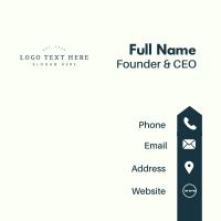 Luxe Professional Wordmark Business Card Design