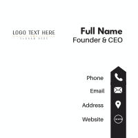 Luxury Lifestyle Wordmark Business Card Design