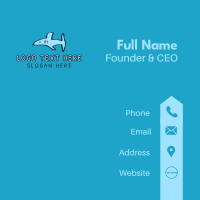 Angry Shark  Business Card Design
