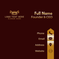 Luxury Auto Wings Business Card Design