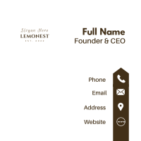 Luxurious Business Wordmark Business Card Design