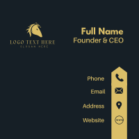 Equestrian Horse Breeding Business Card Design