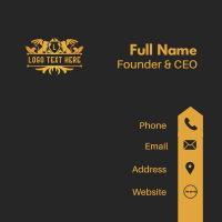 Griffin Shield Royalty Business Card Design