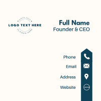 Simple Minimalist Corporate Business Card Design