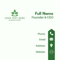 Leaf Nature Wellness Business Card Design