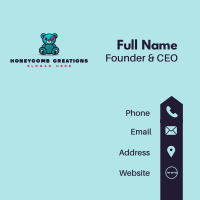 Teddy Bear Toy Business Card Design