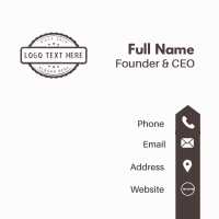 Grunge Texture Business Business Card Design