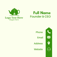 Green Teapot House Business Card Design