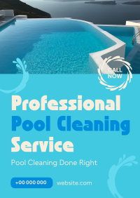 Pool Cleaning Service Flyer Image Preview