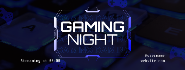 Streamers Night Facebook Cover Design Image Preview