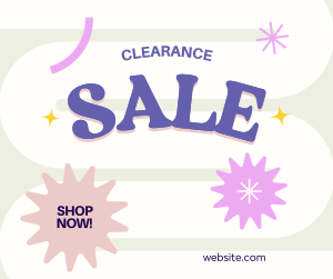 Cute Y2K Clearance Sale Facebook post Image Preview
