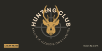 Hunting Club Deer Twitter Post Image Preview