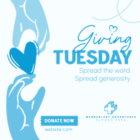 Give back this Giving Tuesday Instagram post Image Preview