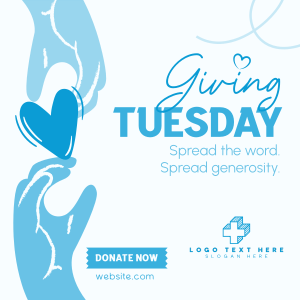 Give back this Giving Tuesday Instagram post Image Preview