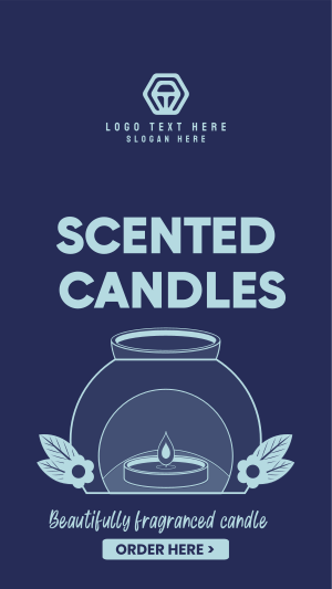 Fragranced Candles Facebook story Image Preview