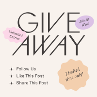 Join & Win Giveaway Instagram Post Preview