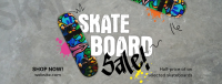 Streetstyle Skateboard Sale Facebook cover Image Preview