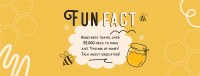 Honey Bees Fact Facebook Cover Design