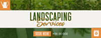 Landscape Garden Service Facebook cover Image Preview