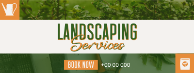 Landscape Garden Service Facebook cover Image Preview