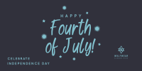 Sparkling Fourth of July Twitter Post Image Preview