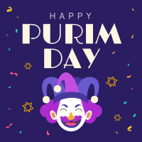 Purim Carnival Jester Instagram post Image Preview
