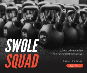 Swole Squad Facebook post Image Preview