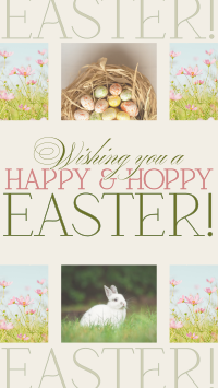Rustic Easter Greeting Facebook Story Design