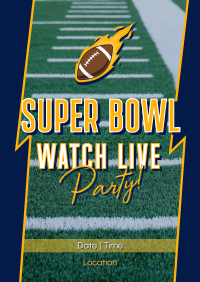 Super Bowl Live Flyer Image Preview