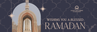 Greeting Ramadan Arch Twitter header (cover) Image Preview