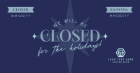 Holiday Closing Badge Facebook ad Image Preview