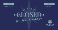 Holiday Closing Badge Facebook Ad Image Preview