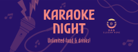 Karaoke Night Facebook cover Image Preview