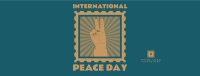 Peace Day Stamp Facebook cover Image Preview