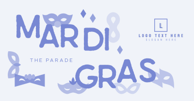 Mardi Gras Parade Mask Facebook ad Image Preview