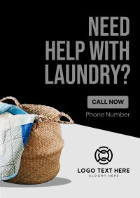 Laundry Delivery Poster Design