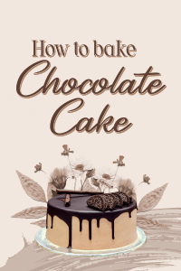 Chocolate Cake Recipe Pinterest Pin Image Preview